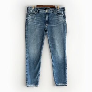 Silver Jeans Most Wanted Skinny Stretch Denim Ankle High Rise Womens 36 X‎ 29